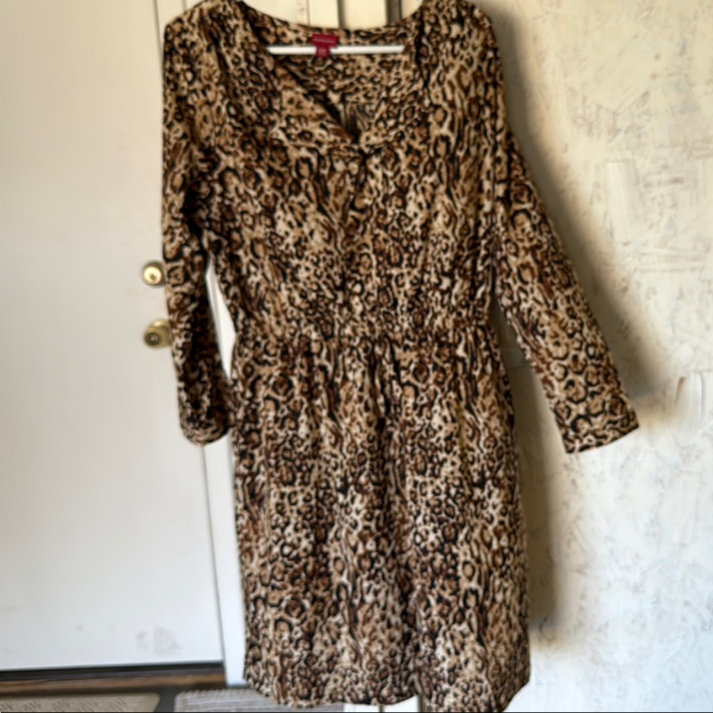Merona Leopard Print Dress